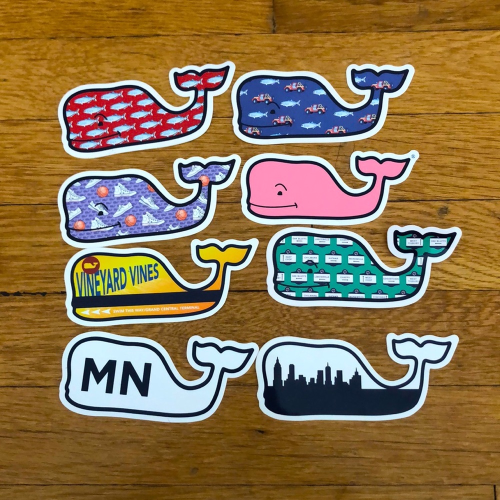 Cool bundle of vineyard vine stickers !